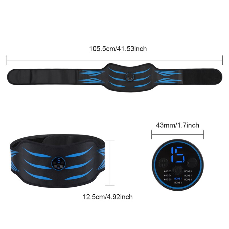 EMS Vibration Fitness Slimming Belt