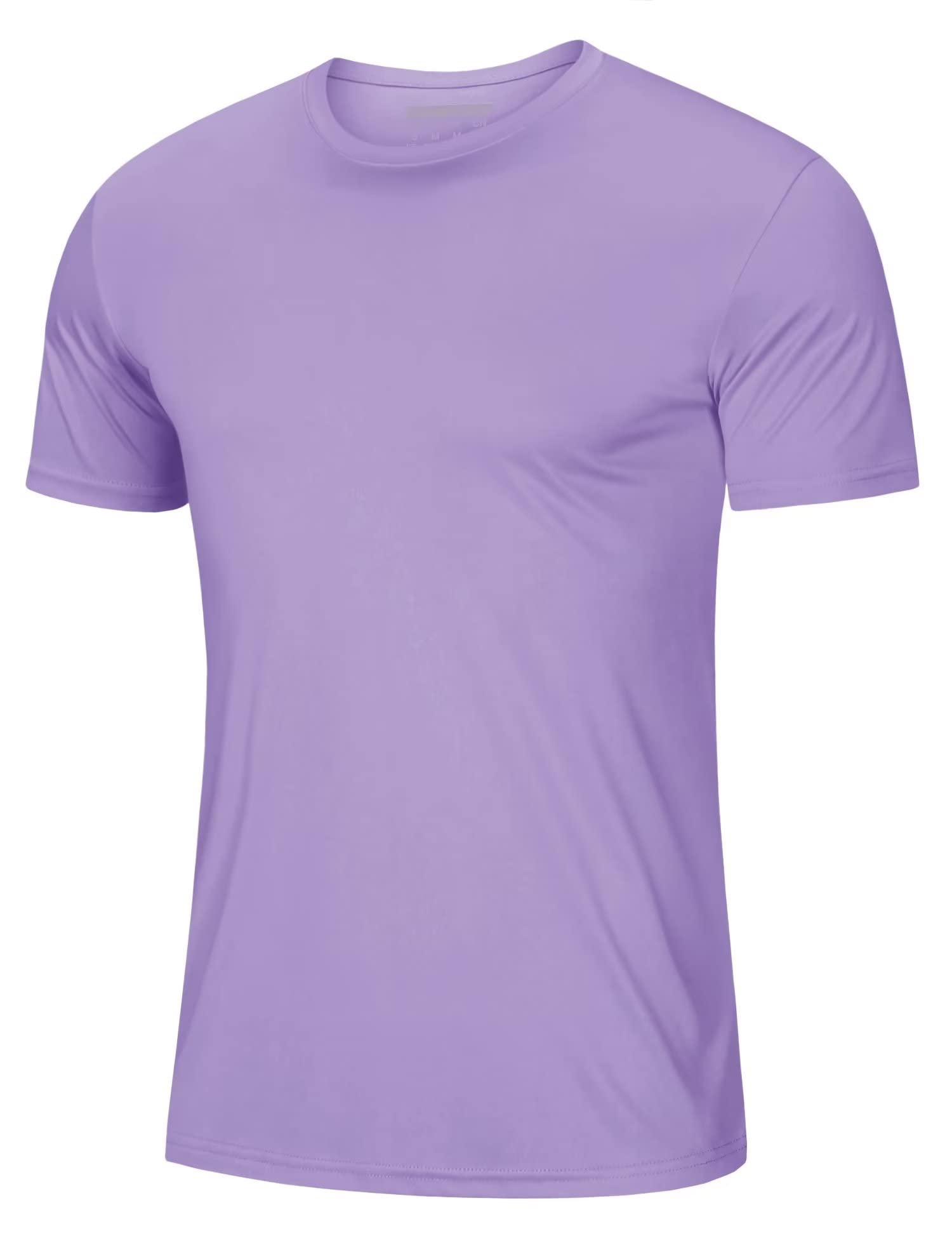 Men's Anti-UV Skin Sun Protection Shirts Light Purple