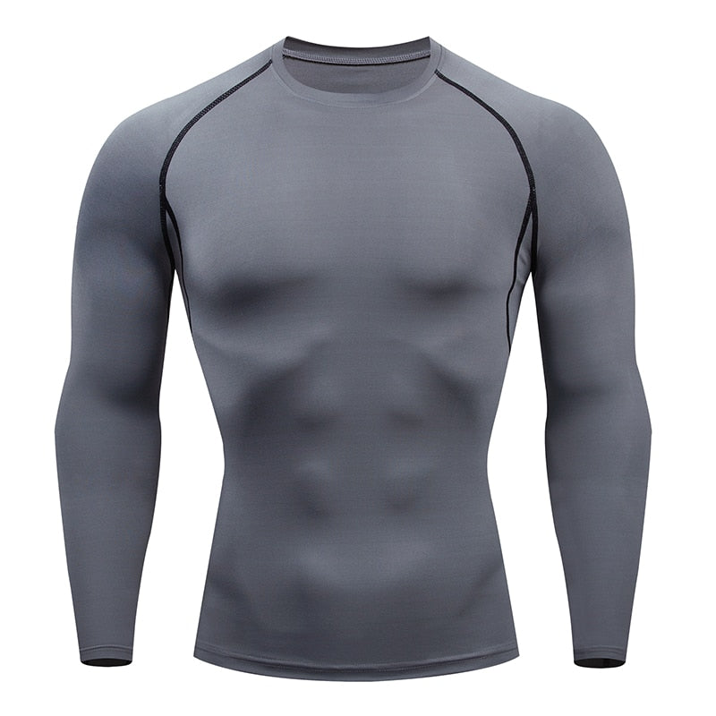 Mens Sport Fitness Compression Shirt