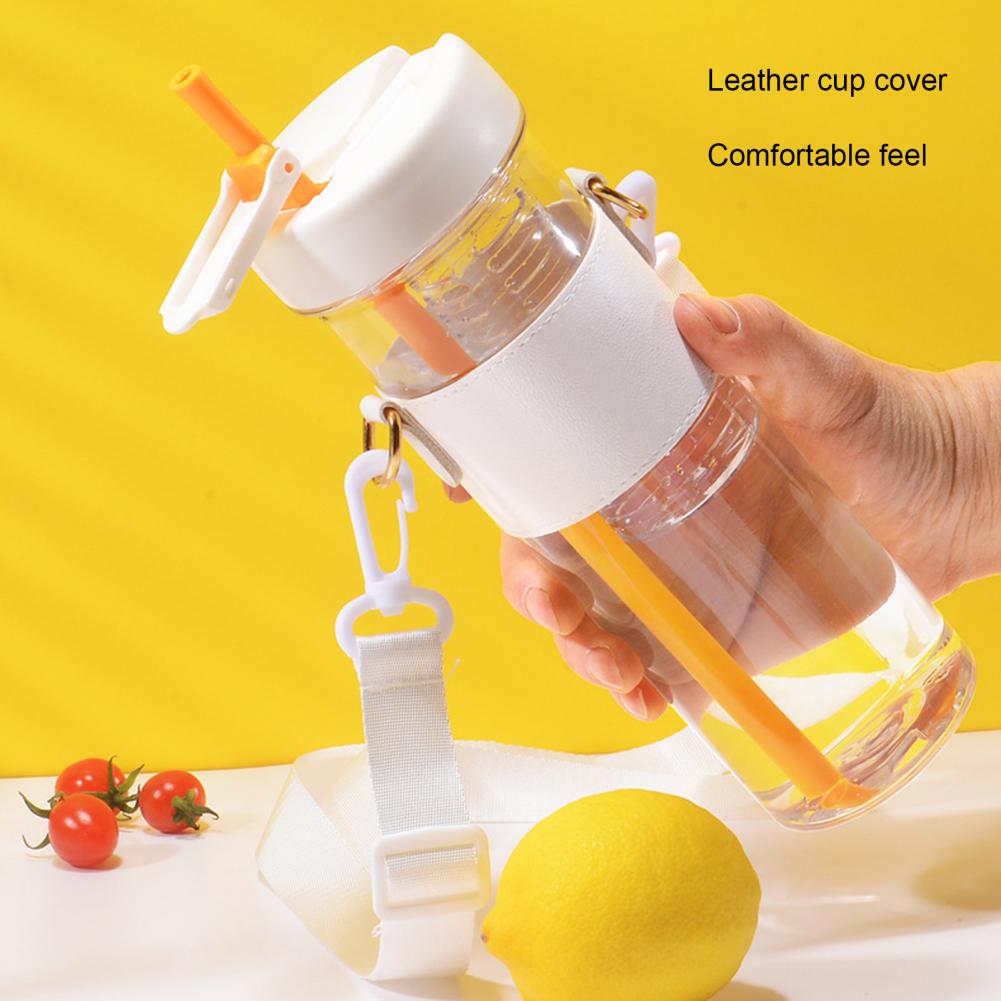 Folding Straw 850ml Water Bottle