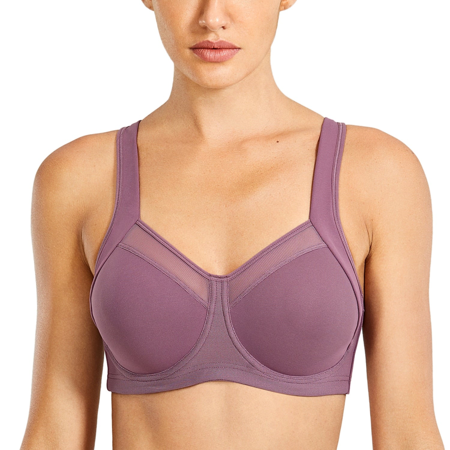 High Impact Non-padded Gym Bras umber12