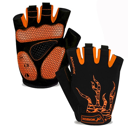 Mens Cycling Gloves 050-Orange