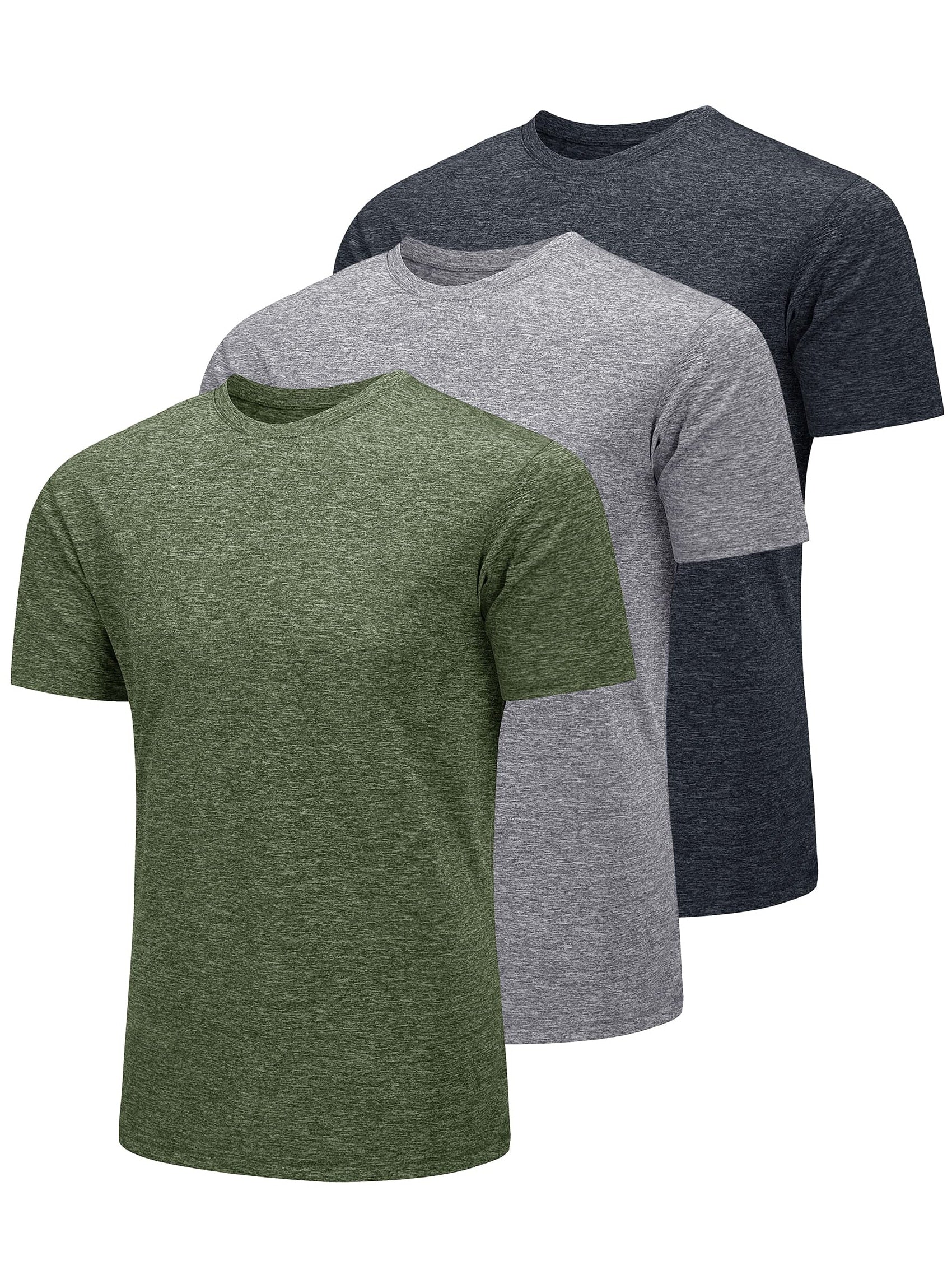 Mens Crew Neck Short Sleeve Shirts Package 3