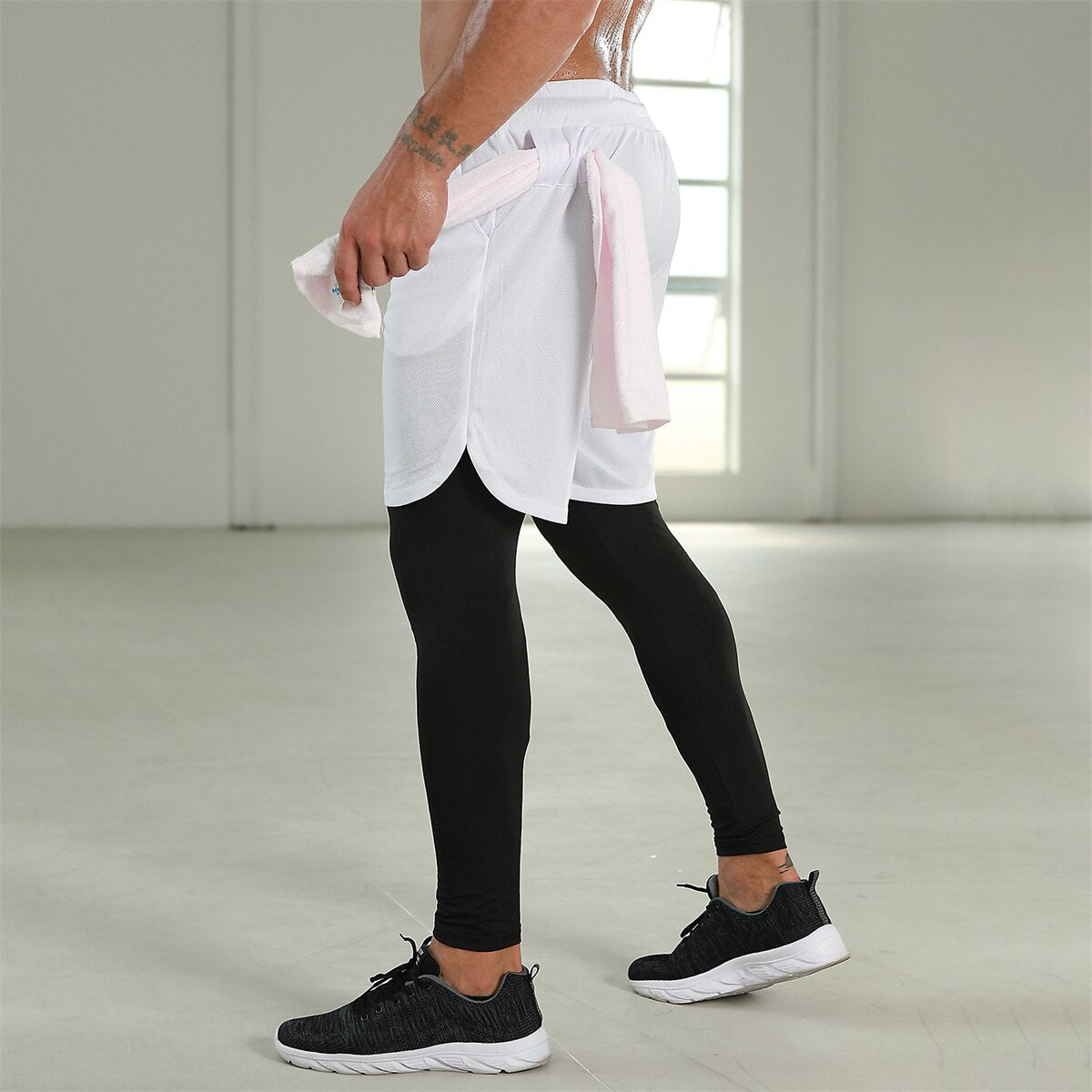 Men Gym 2 in 1 Sweatpants