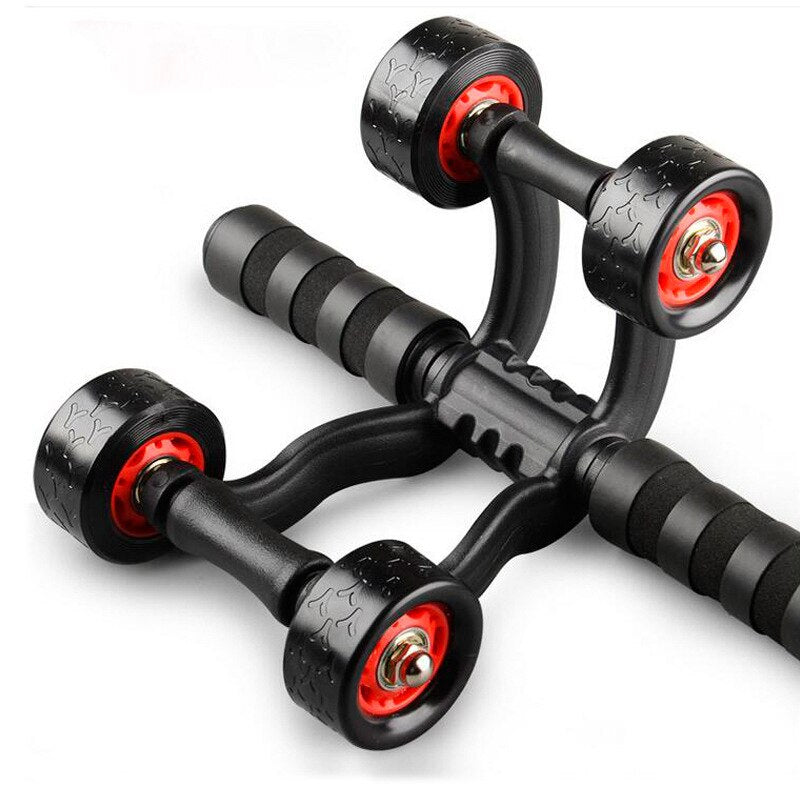 Gym 4 Wheels Ab Roller