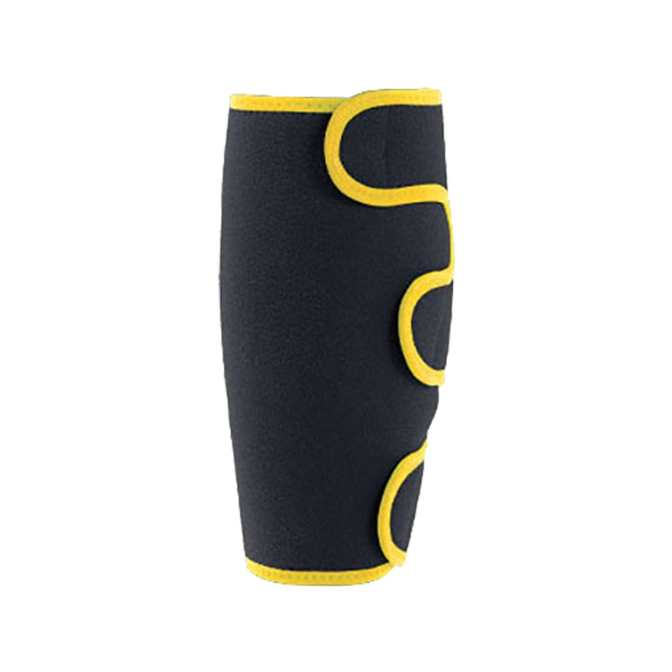 Sport Shin Guard Leg Calf Protector Black yellow