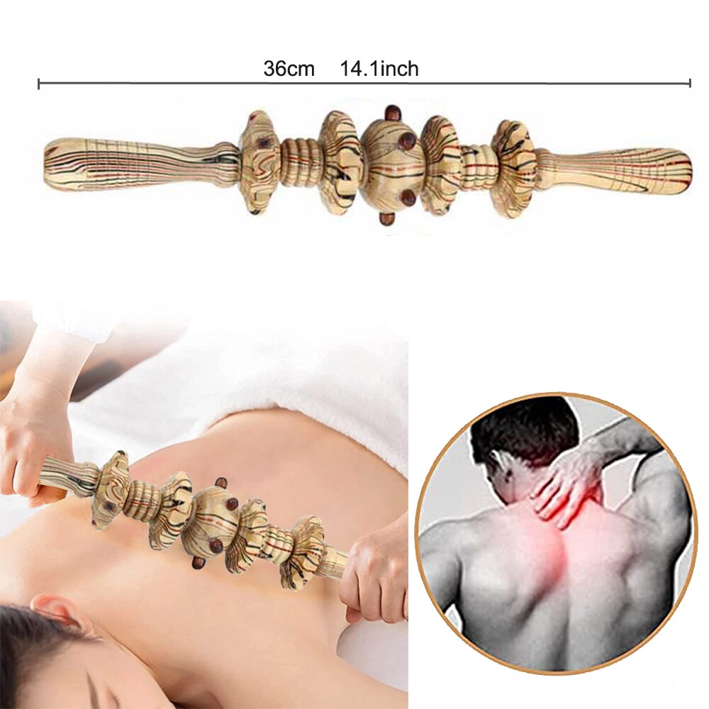 Wooden Massage Roller Style 3