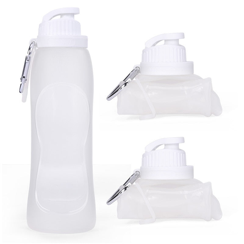 Sports 500ml Silicone Water Bottle A