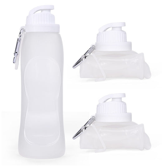 Sports 500ml Silicone Water Bottle