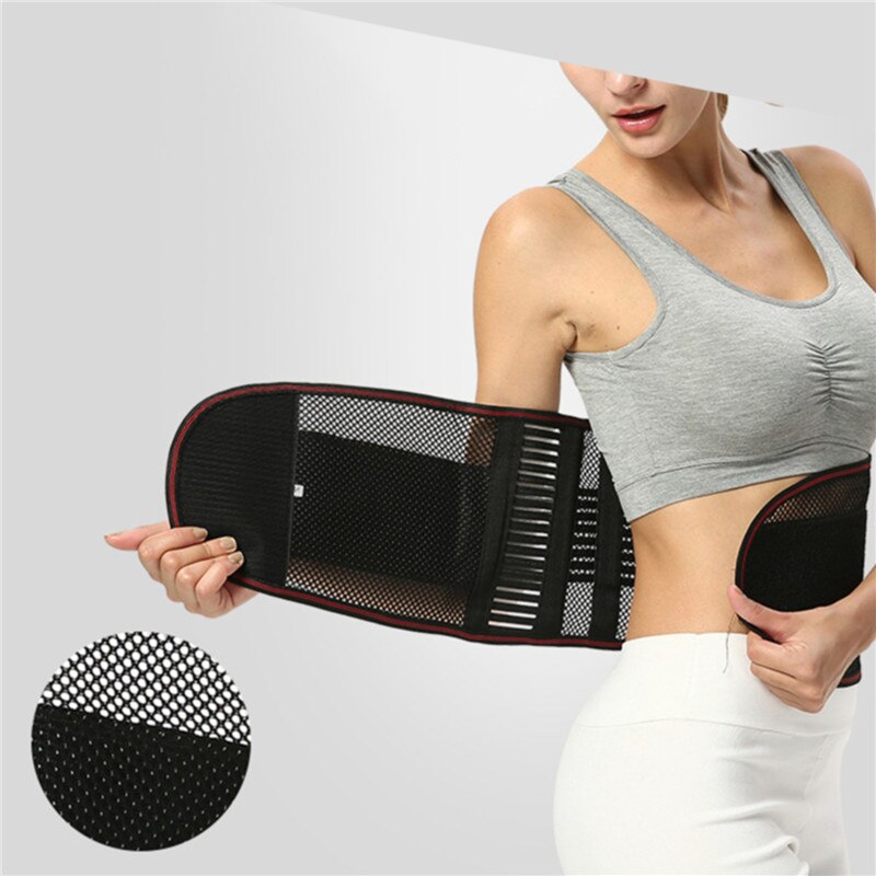 Black Adjustable Waist Trainer Belt