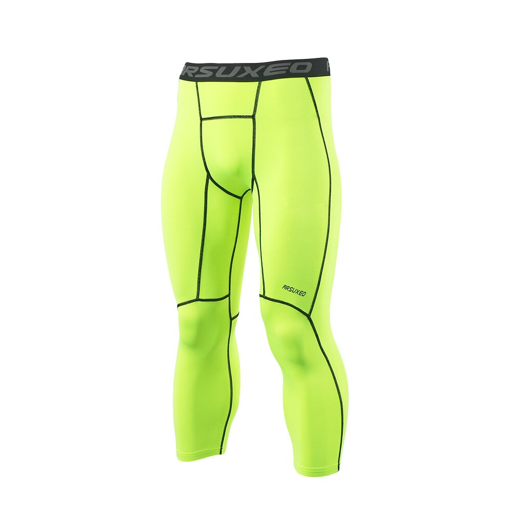 Men GYM Fitness Training Pants K75 Green