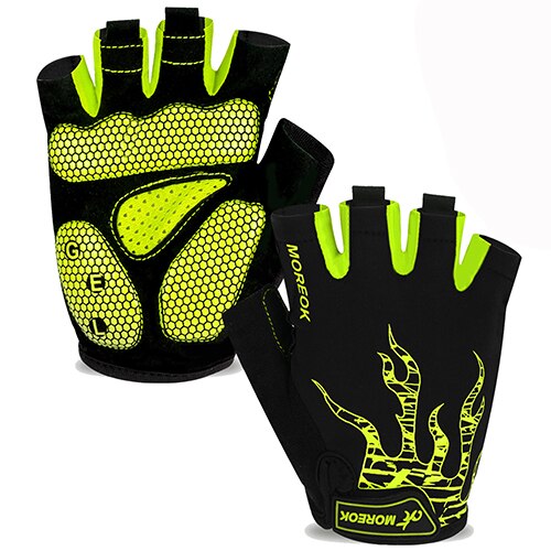 Mens Cycling Gloves 050-Yellow