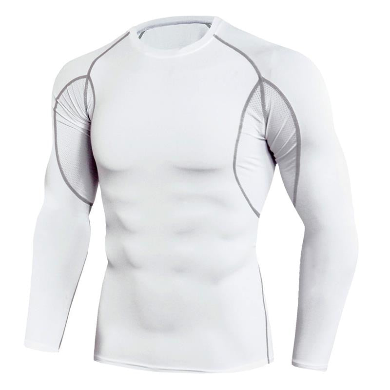 Men Bodybuilding Sports Long Sleeve Shirt TC-95