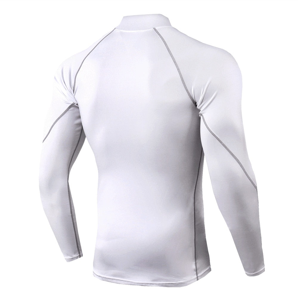 Men Bodybuilding Sports Long Sleeve Shirt