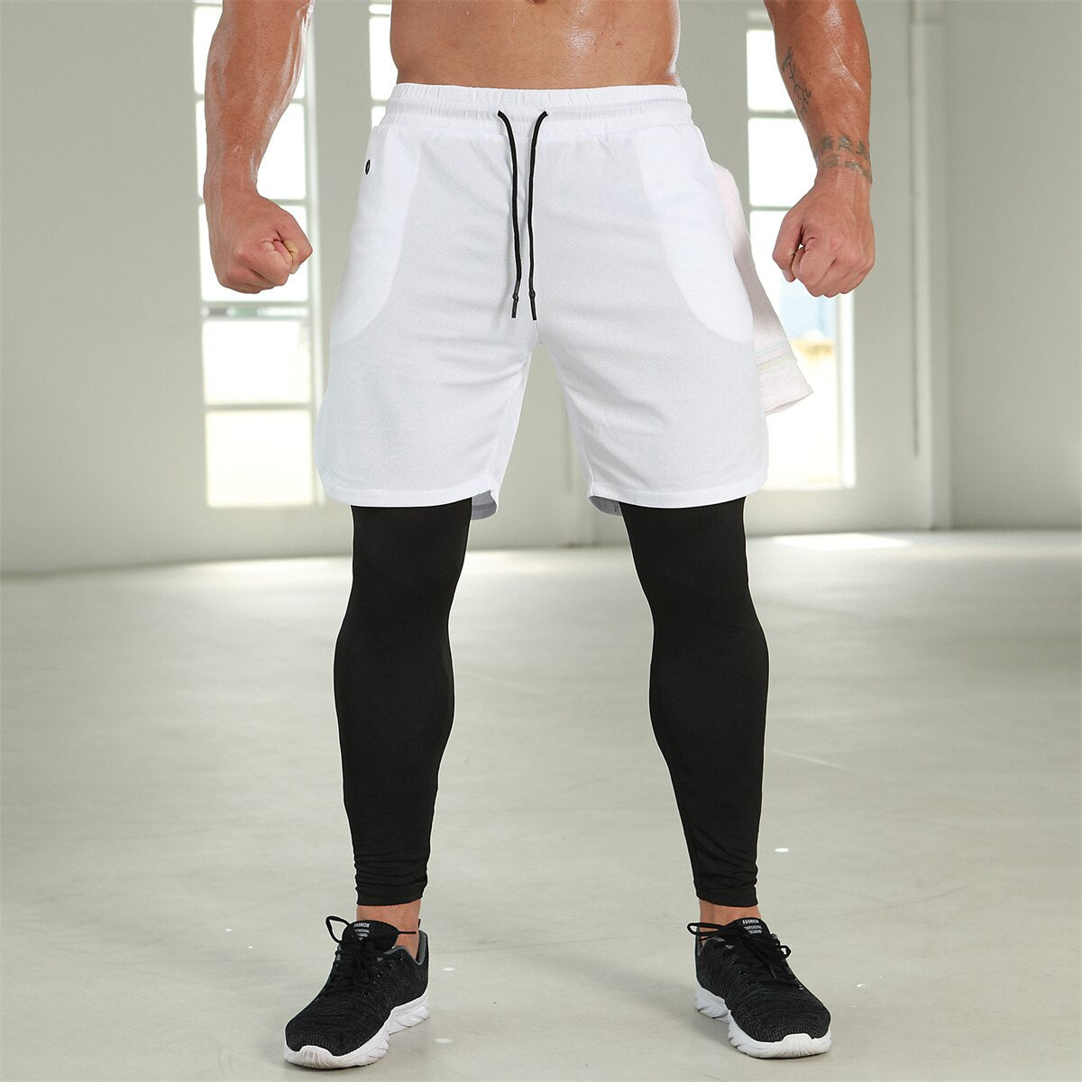 Men Gym 2 in 1 Sweatpants