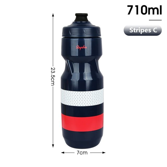 Fitness Running Lock Cup Water Bottle Stripes C 710ml