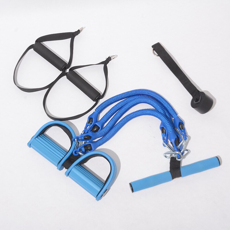 Multifunction Pedal Resistance Bands Blue