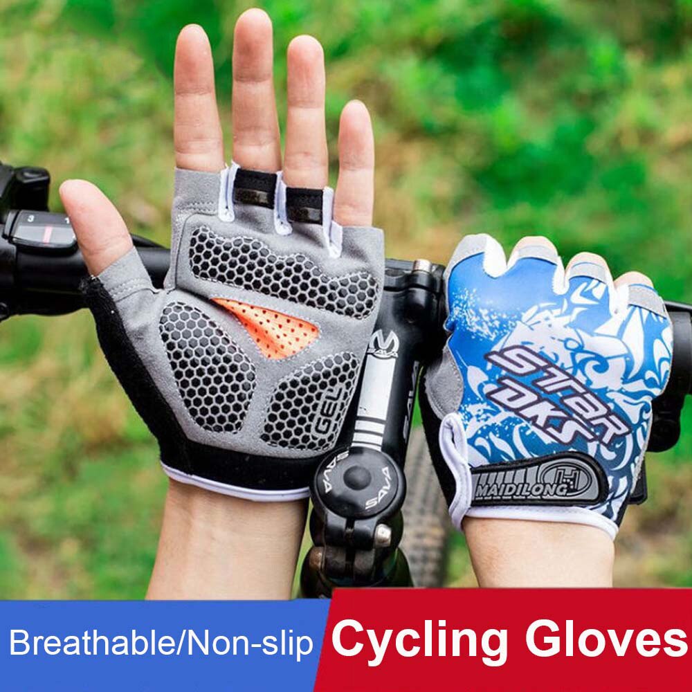 Summer Ice Silk Biker Motorcyclist Gloves