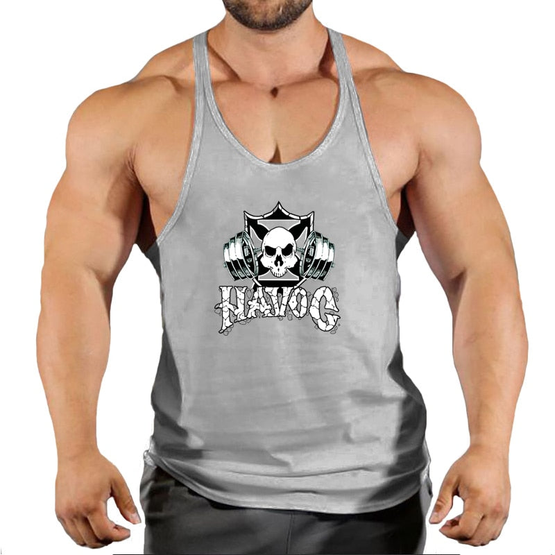 Mens cotton gym tank tops 25