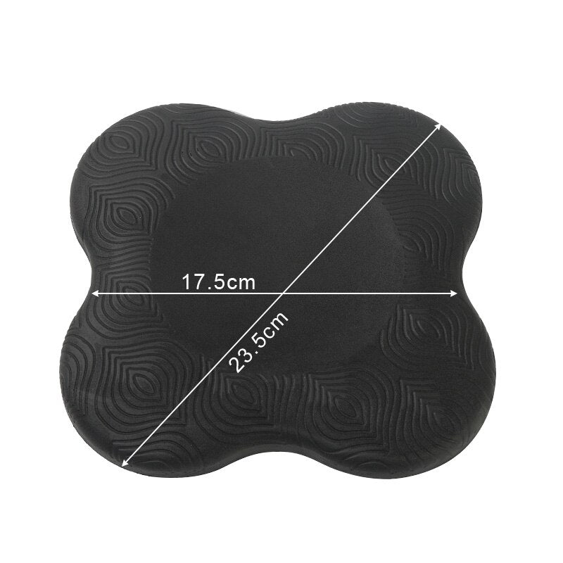 Soft TPE Yoga Knee Pad Black