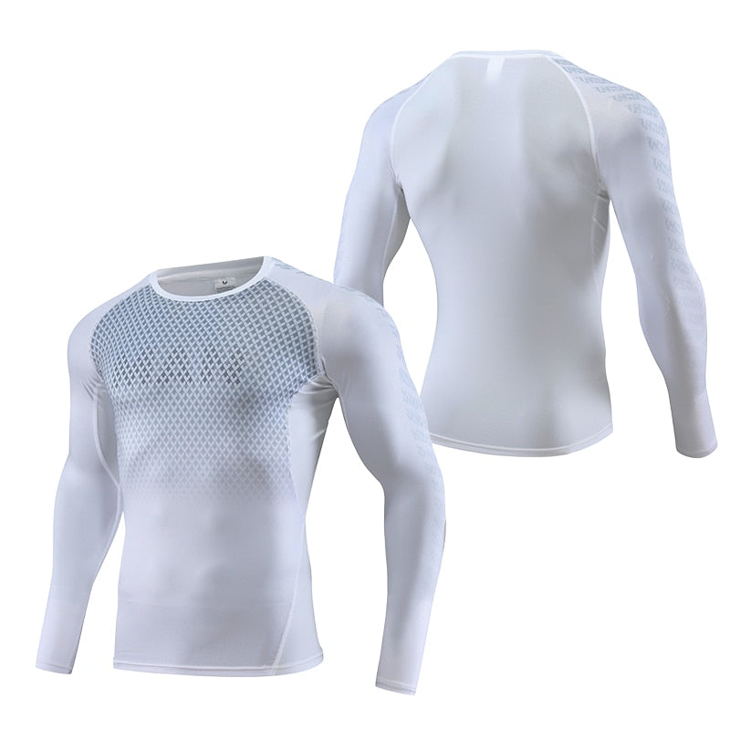 Mens Sport Fitness Compression Shirt