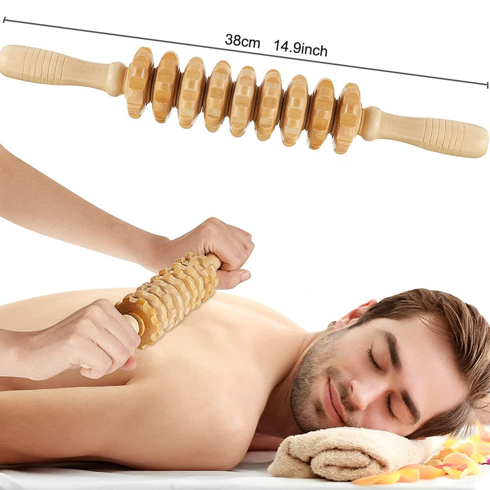 Wooden Massage Roller Style 1