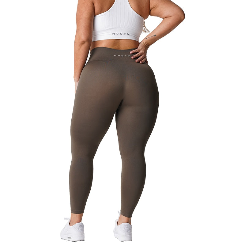 Women Soft Workout Tights Fitness Pants Olive