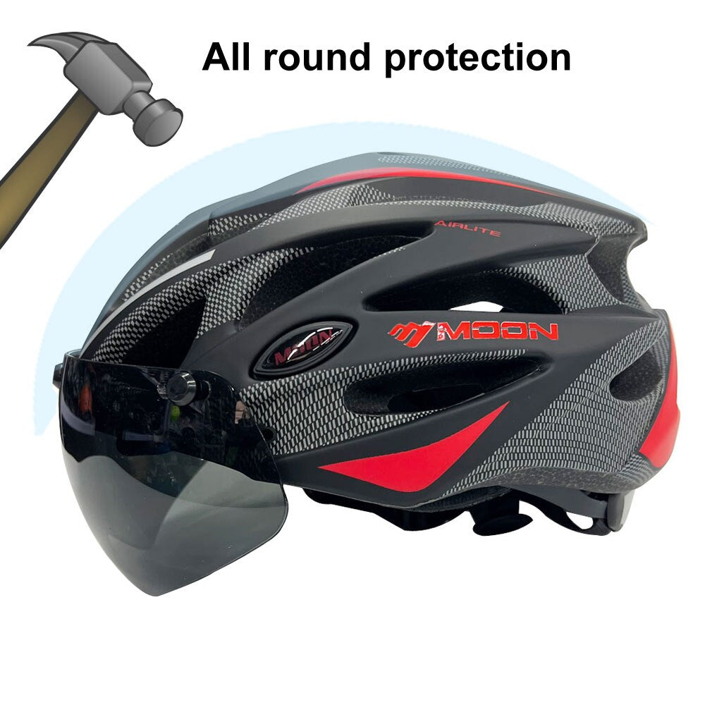 Integrally-Molded Cycling Helmet