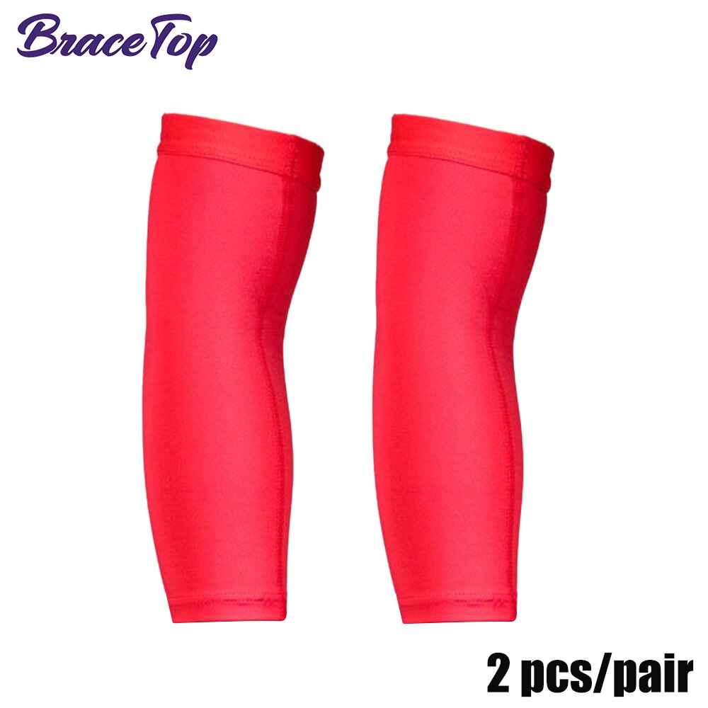 Breathable Arm Support Pads 2 Pcs Red Elbow Pads