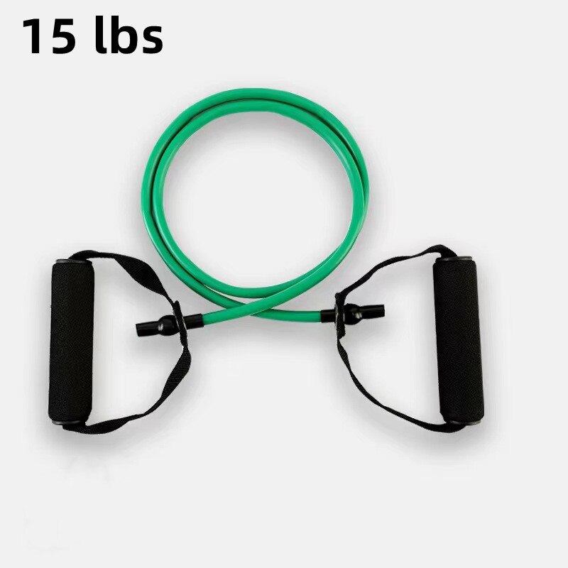 Single Exercise Resistance Bands green 15 lbs