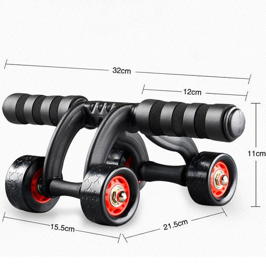 Gym 4 Wheels Ab Roller