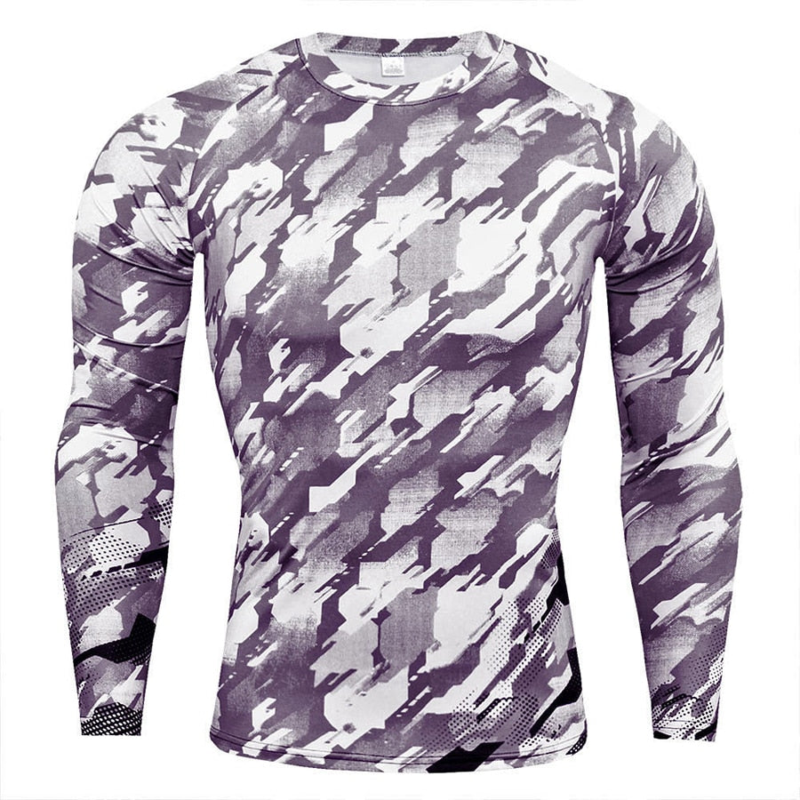 Men Long Sleeve Gym T-shirts TC195