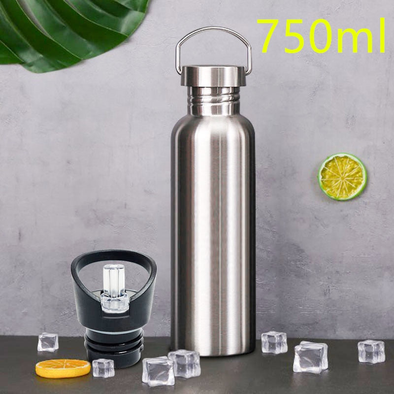 Stainless Steel Sports Water Bottle 750ml