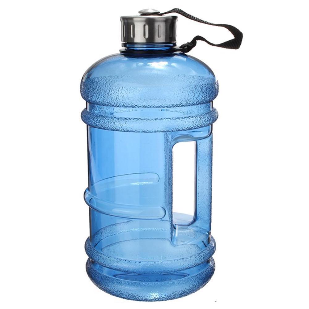 Multifunctiona Dumbbell Shape Water Bottle Blue