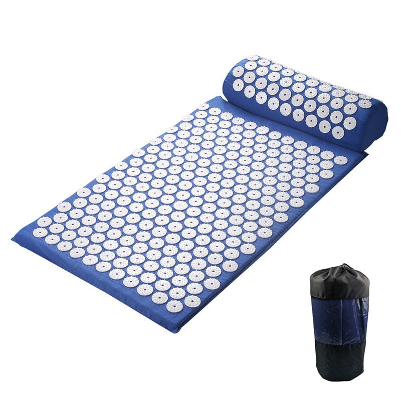 Cushion Shakt Massage Yoga Mat Blue bag different