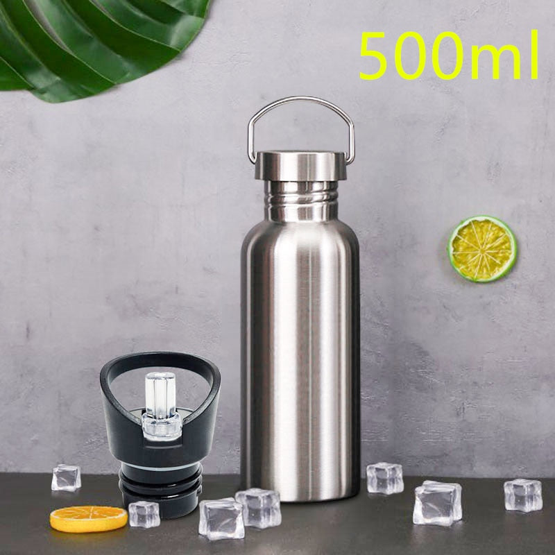 Stainless Steel Sports Water Bottle 500ml