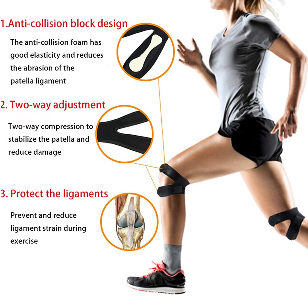 Double 1 PCS Sports Kneepad