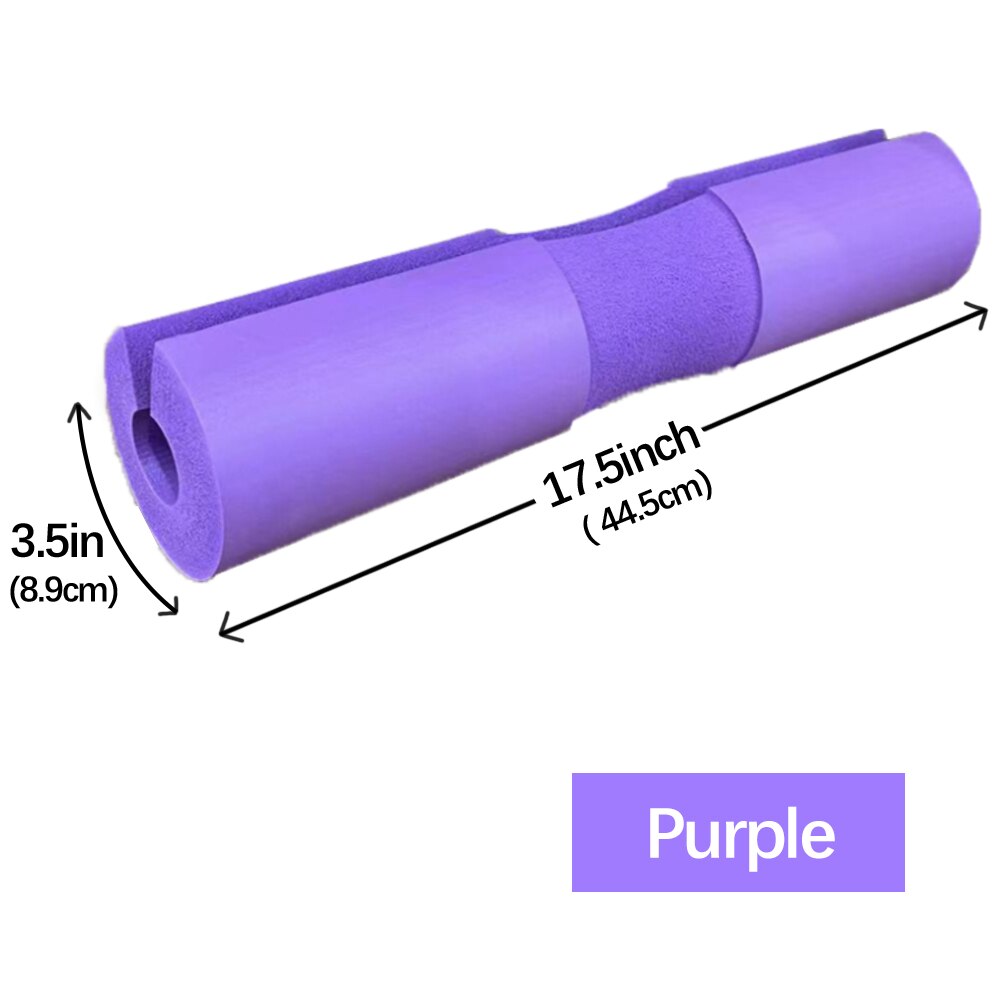 Shoulder Protective Barbell Squat Pad Purple
