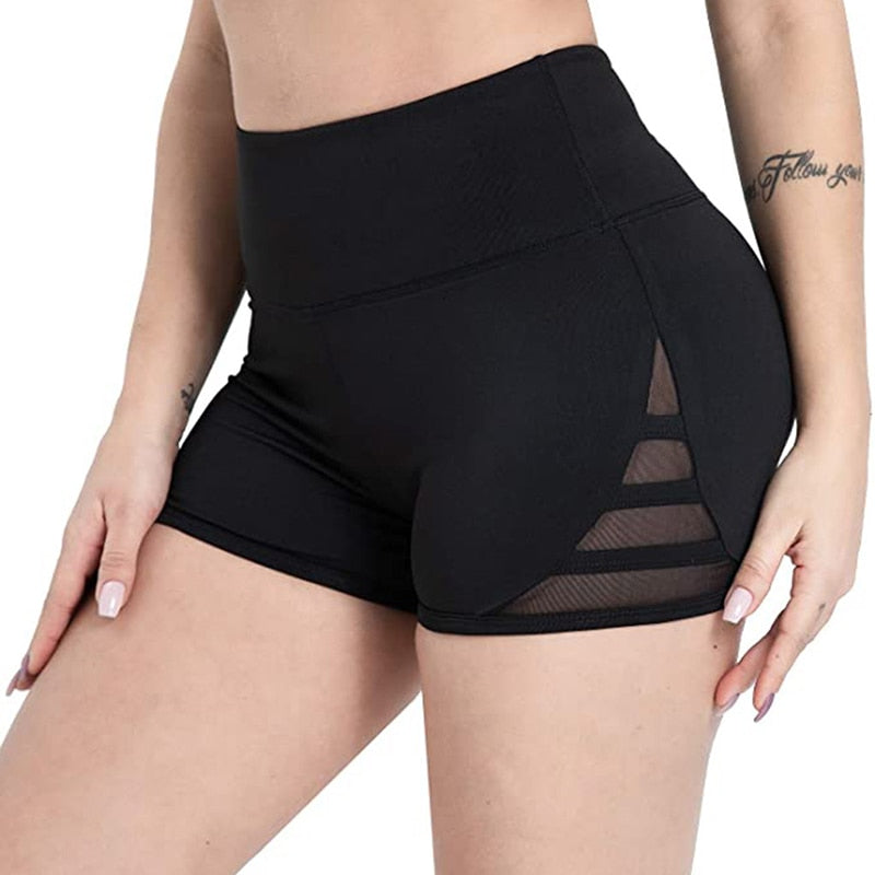 Women's Sexy Athletic Casual Gym Shorts Black