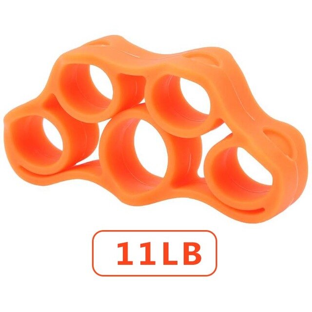 Silicone Hand Expander Finger Grip Orange