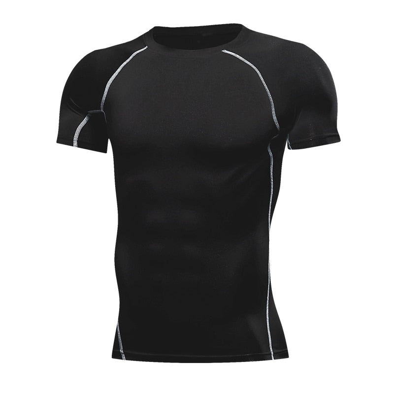 Mens Sport Fitness Compression Shirt D5