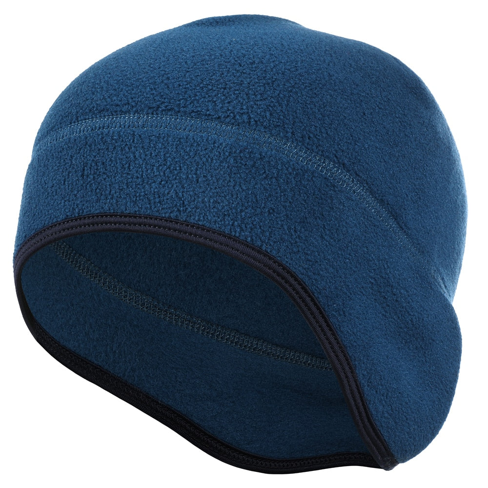 Winter Thermal Running Sports Hats Blue