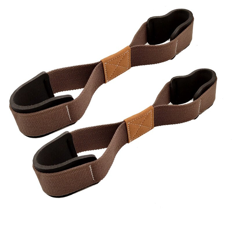 Body Building weight Lifting Hand Wrist Belt Brown