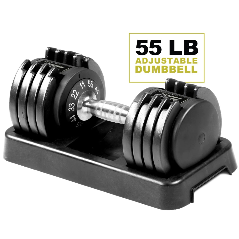 11-55lb Adjustable Dumbbell