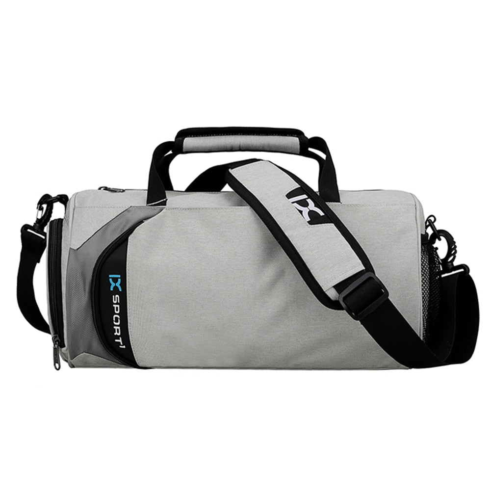 Men Gym Fitness Bags Light Grey