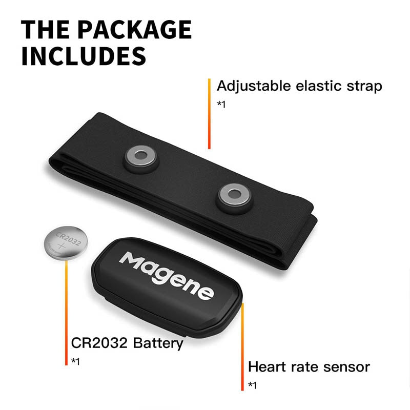 Heart Rate Sensor Monitor Chest Strap