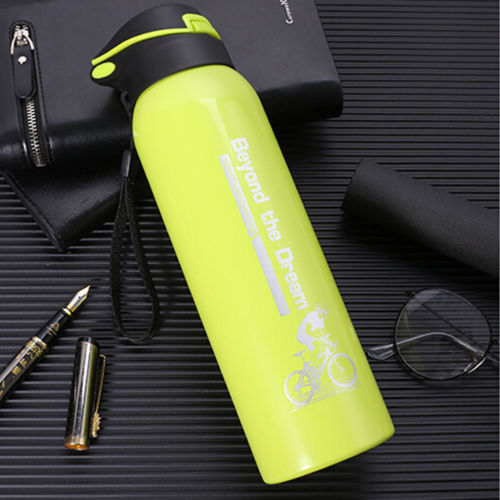 Sports Thermos Bottle Green