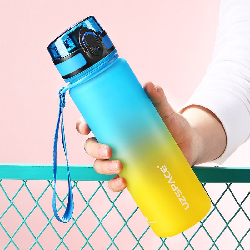 Bounce Lid Timeline Sports Water Bottle China blue and yellow