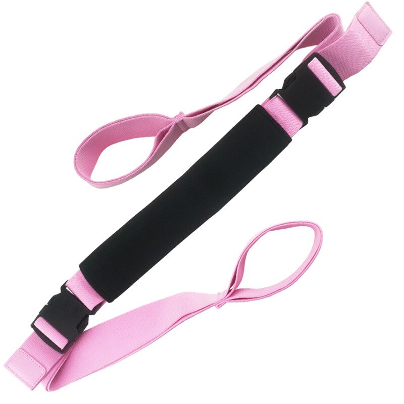 Yoga Stretching Leg Strap pink