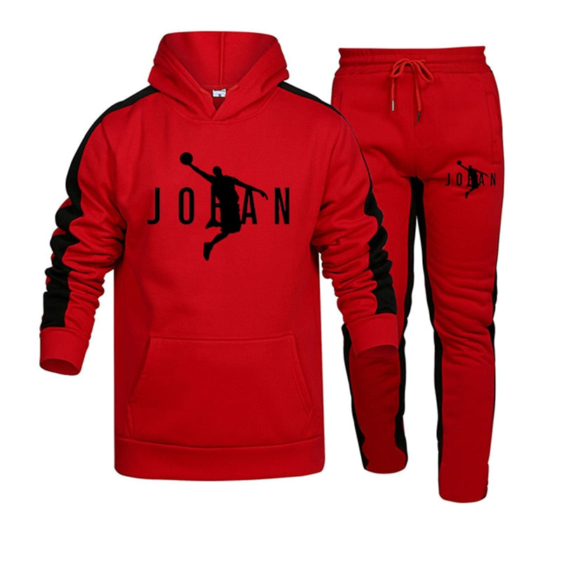 Men Sportswear Hoodie Sets